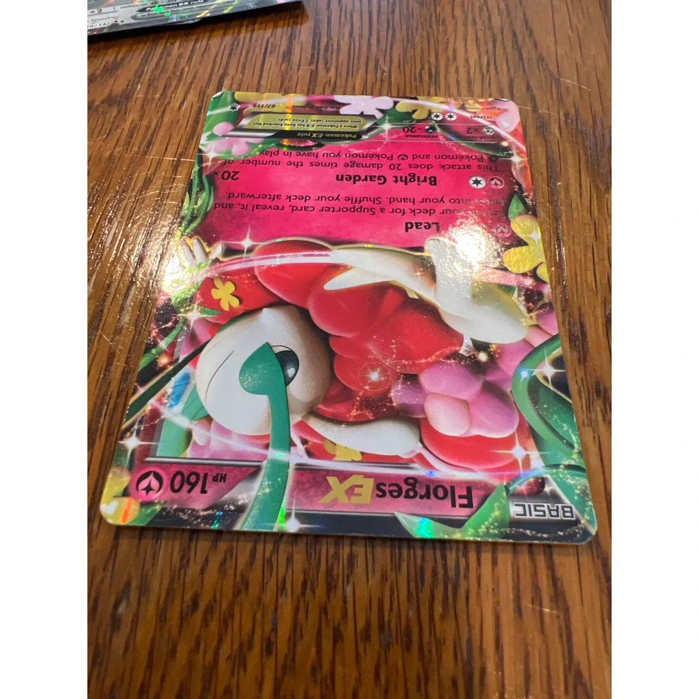 Pokemon Florges EX 67/119 XY Phantom Forces Holo Rare Card Fairy Type 2014